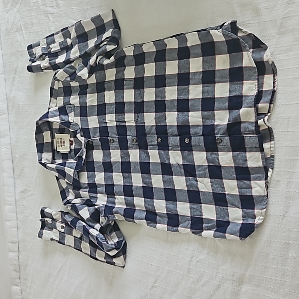 Plaid soft shirt